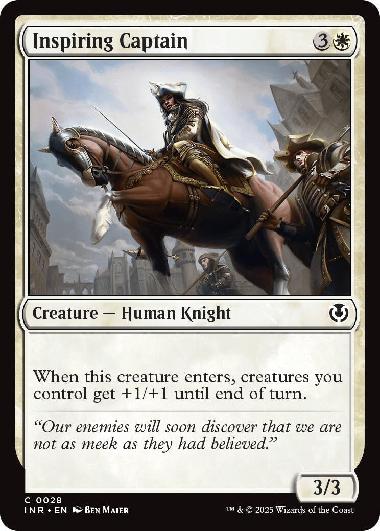Inspiring Captain (28) (INR) - MTG Single