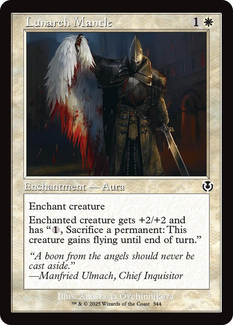 Lunarch Mantle (Retro Frame) (344) (INR) - MTG Single