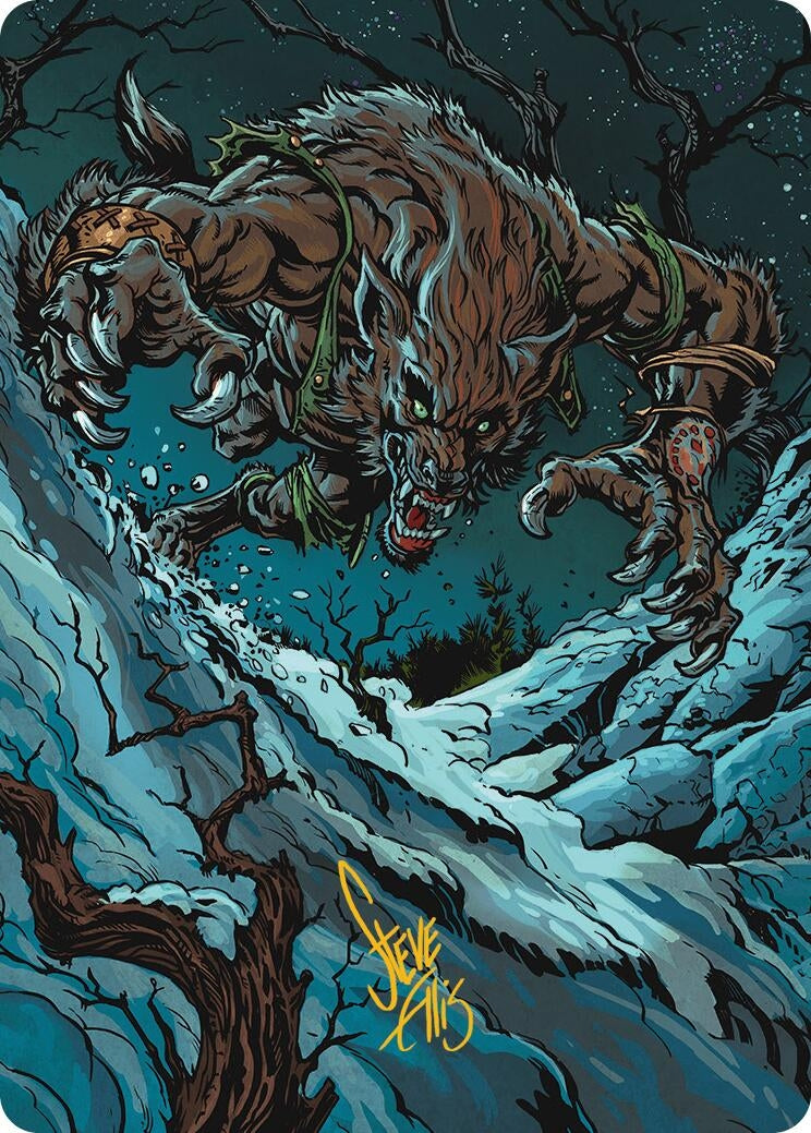 Image for Ravager of the Fells Art Card (Gold-Stamped Signature) (21) (Art Series: Innistrad Remastered) - Magic: The Gathering
