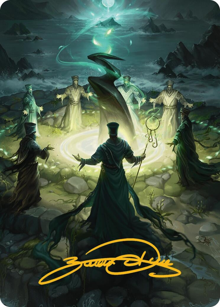 Image for Cryptolith Rite Art Card (Gold-Stamped Signature) (14) (Art Series: Innistrad Remastered) - Magic: The Gathering