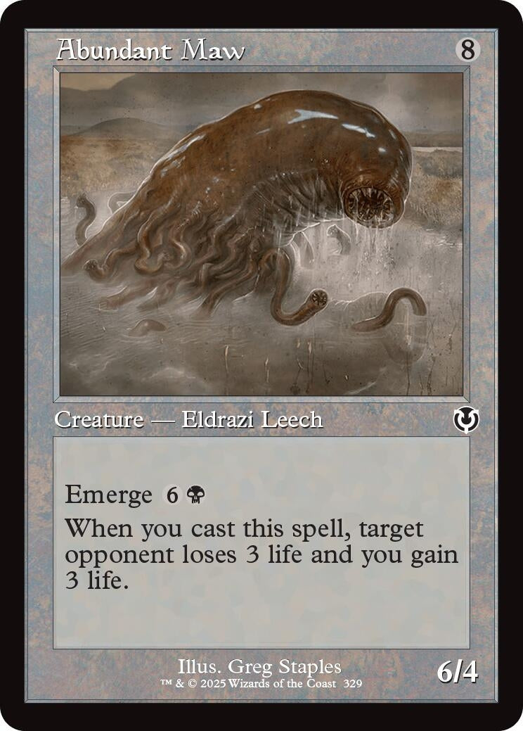 Image for Abundant Maw (Retro Frame) (329) (Innistrad Remastered) - Magic: The Gathering