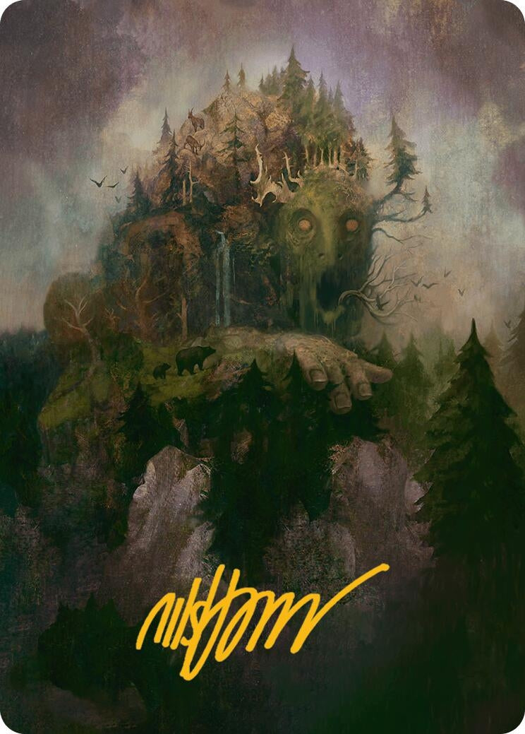 Image for Cultivator Colossus Art Card (Gold-Stamped Signature) (15) (Art Series: Innistrad Remastered) - Magic: The Gathering