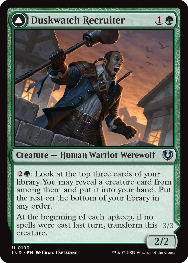 Image for Duskwatch Recruiter (193) (Innistrad Remastered) - Magic: The Gathering
