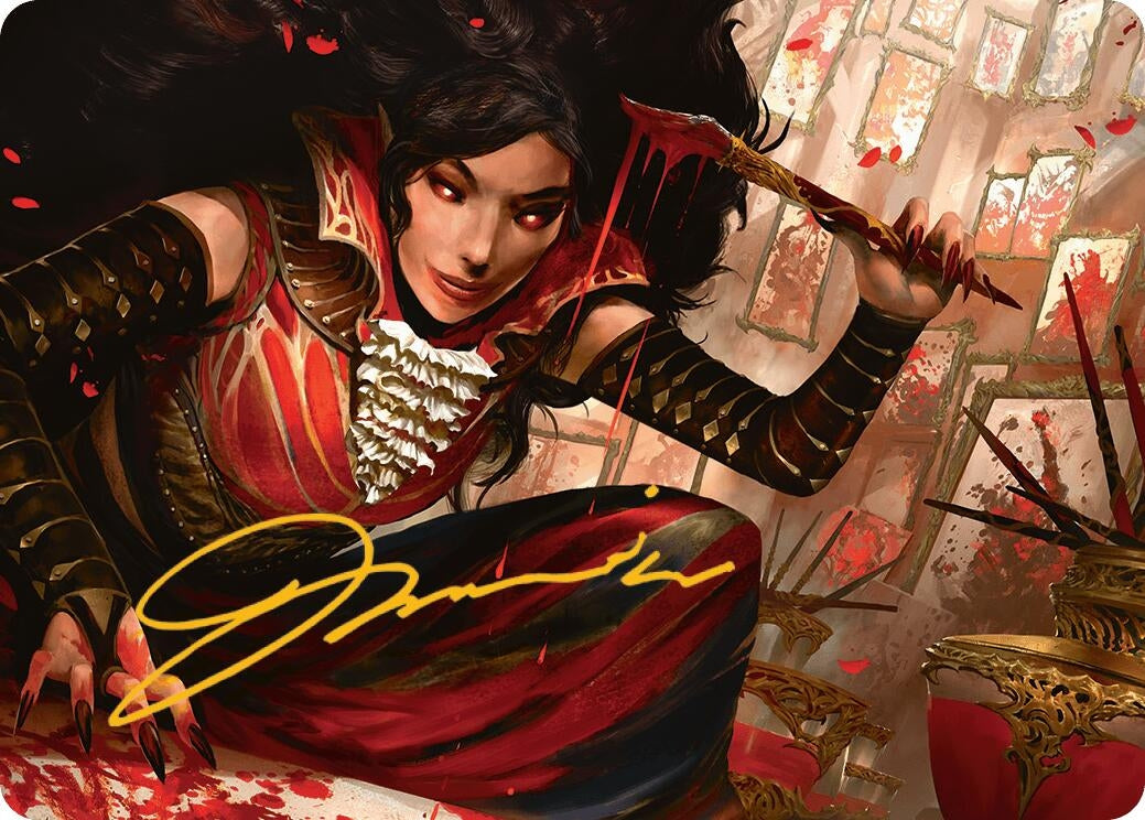 Image for Blood Artist Art Card (Gold-Stamped Signature) (22) (Art Series: Innistrad Remastered) - Magic: The Gathering