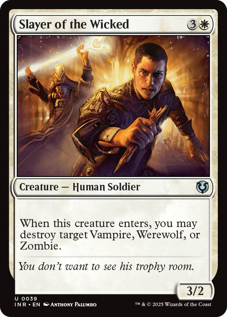 Image for Slayer of the Wicked (39) (Innistrad Remastered) - Magic: The Gathering
