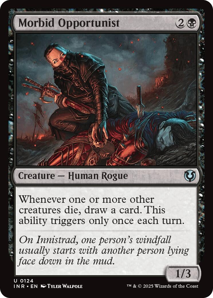 Image for Morbid Opportunist (124) (Innistrad Remastered) - Magic: The Gathering