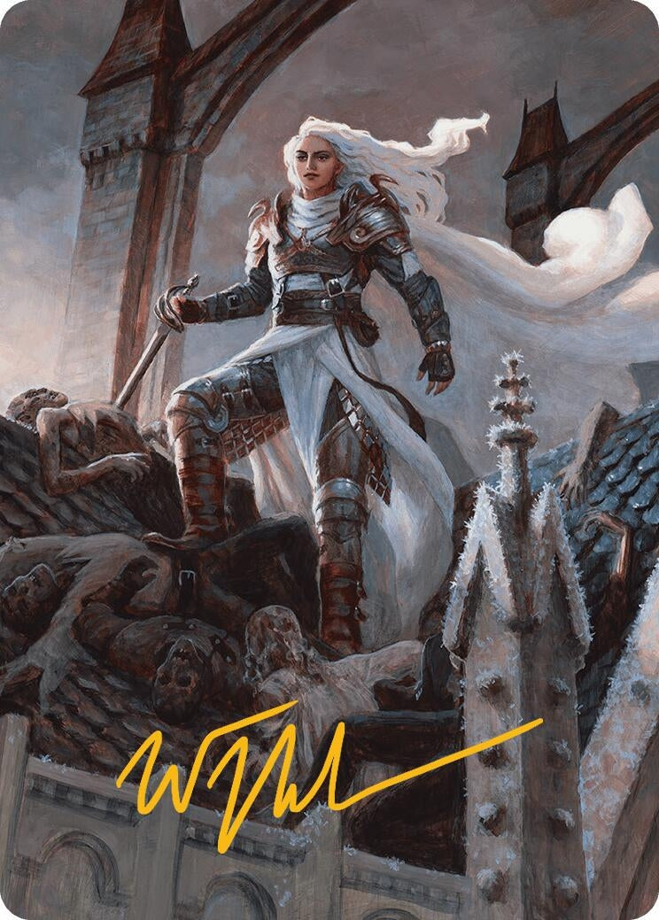 Image for Thalia, Heretic Cathar Art Card (Gold-Stamped Signature) (2) (Art Series: Innistrad Remastered) - Magic: The Gathering