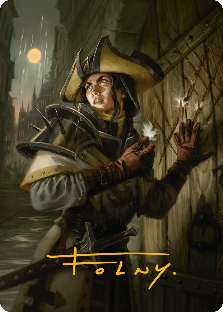 Image for Thraben Inspector Art Card (Gold-Stamped Signature) (3) (Art Series: Innistrad Remastered) - Magic: The Gathering