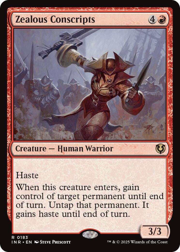 Image for Zealous Conscripts (183) (Innistrad Remastered) - Magic: The Gathering