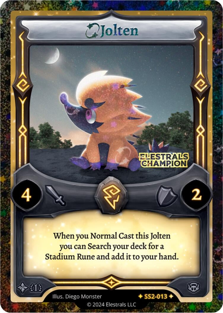 Image for Jolten (Gold Champion Stamped) (SS2-013) (Shattered Stars Chapter 2 [SS2]) - Elestrals