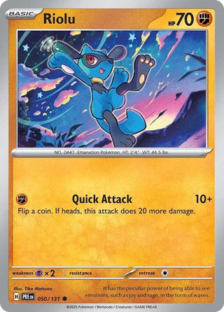 Riolu (050/131) (SV: Prismatic Evolutions)