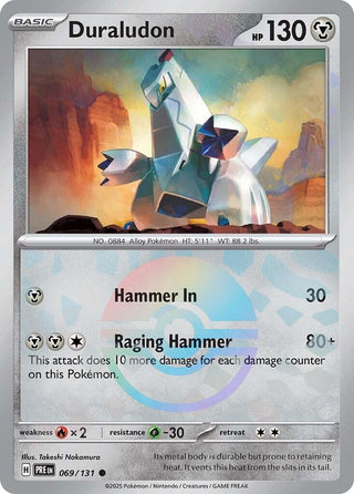 Image for Duraludon (Poke Ball Pattern) (069/131) (SV: Prismatic Evolutions) - Pokemon