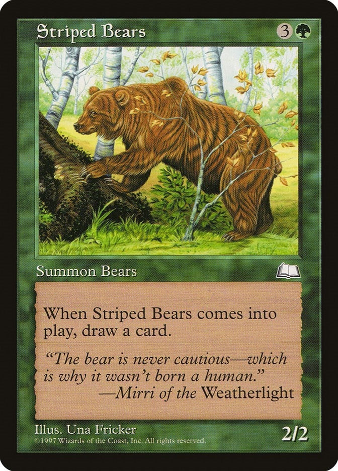 Striped Bears [WTH] - MTG Single