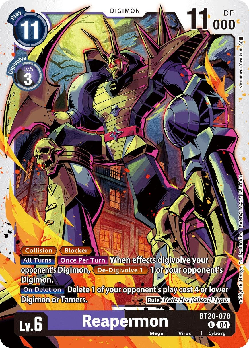 Image for Reapermon (BT20-078 U) (Release Special Booster 2.5) - Digimon Card Game