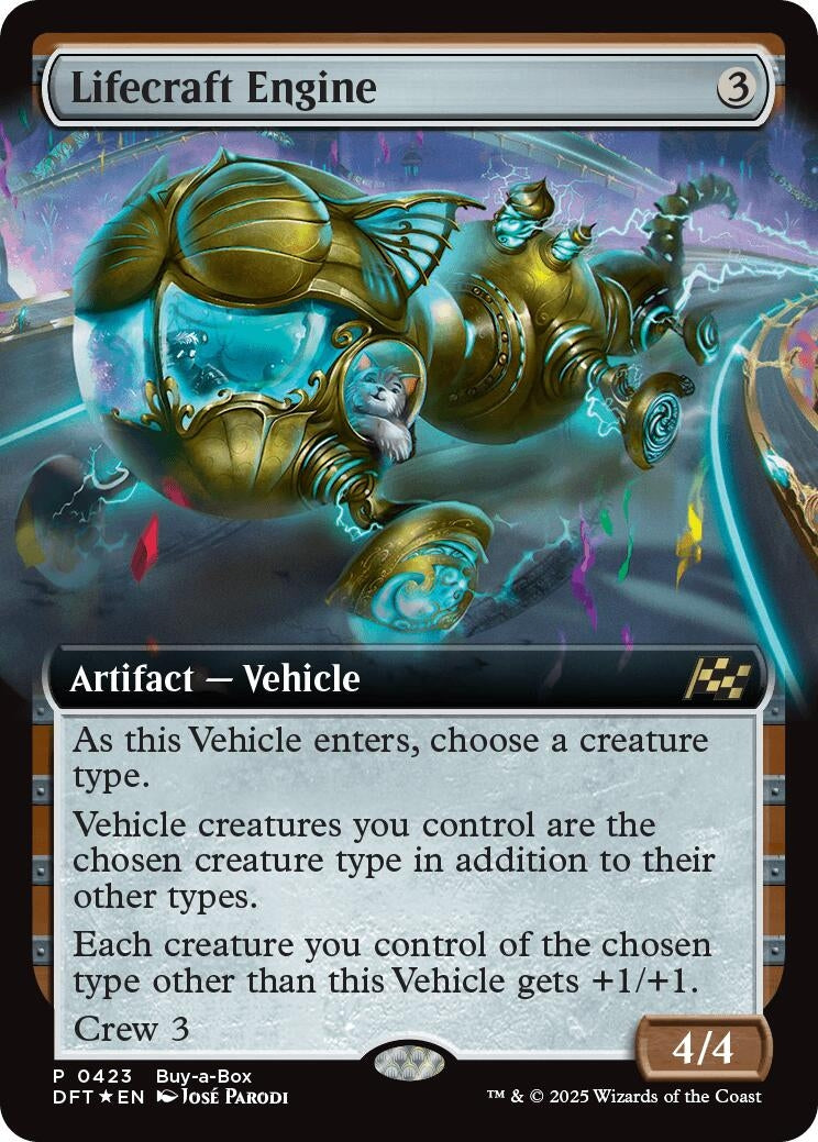 Image for Lifecraft Engine (Extended Art) (423) (Buy-A-Box Promos) - Magic: The Gathering