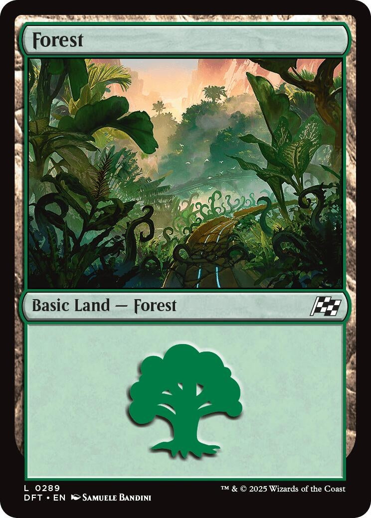 Forest (0289) (289) (DFT) - MTG Single