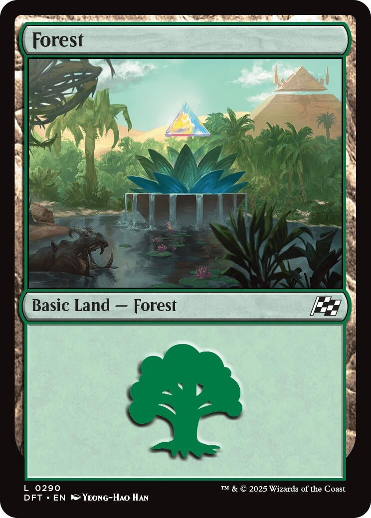 Forest (0290) (290) (DFT) - MTG Single