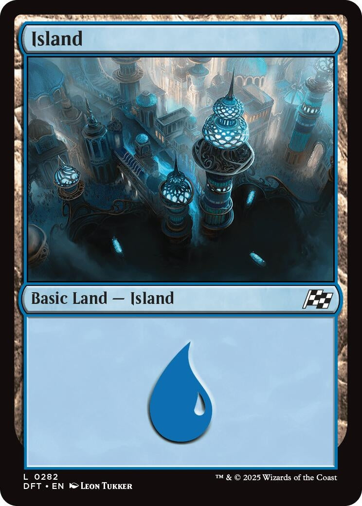 Island (0282) (282) (DFT) - MTG Single