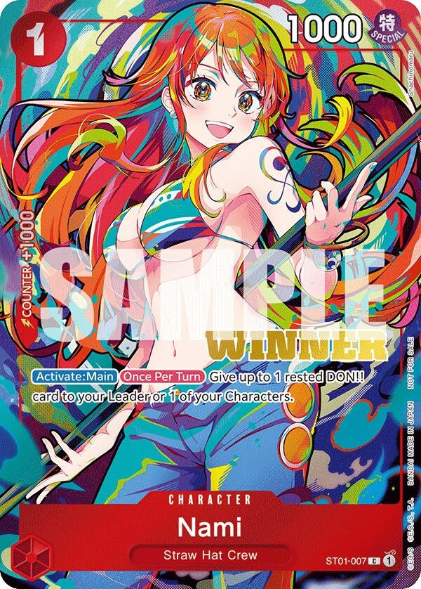 Image for Nami (2025 New Year Event Winner) (ST01-007) (One Piece Promotion Cards) - One Piece Card Game