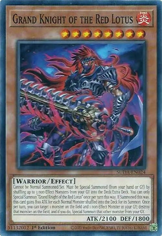 Grand Knight of the Red Lotus (SUDA-EN024) (Supreme Darkness)