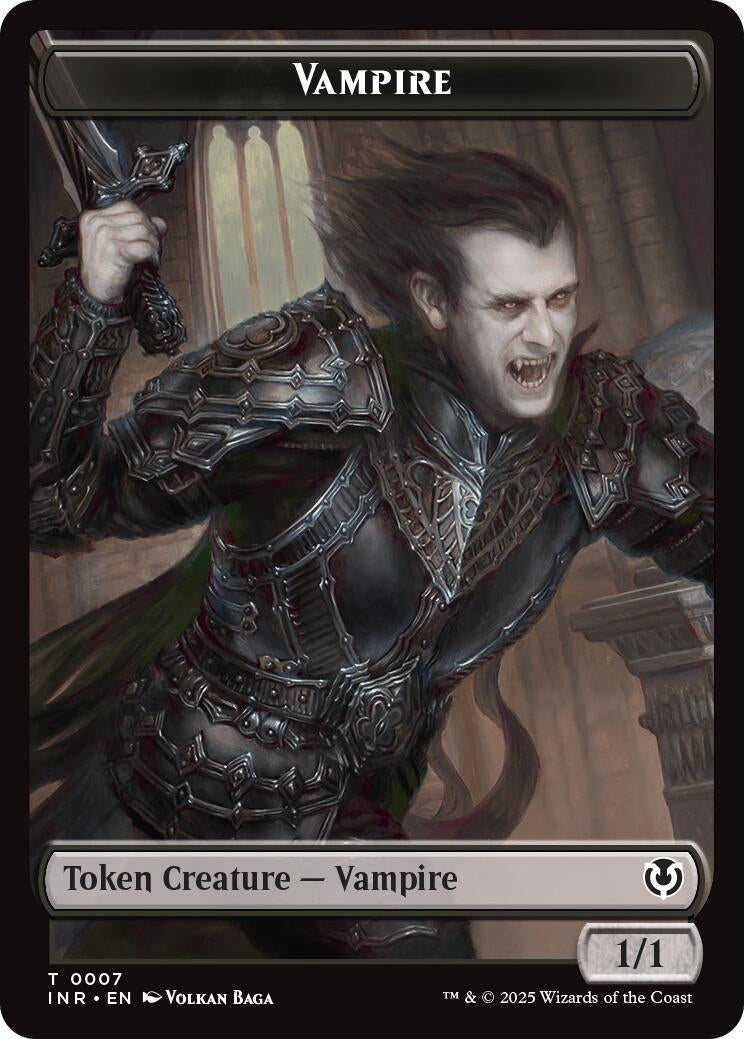 Image for Vampire (0007) // Vampire (0008) Double-Sided Token (7 // 8) (Innistrad Remastered) - Magic: The Gathering