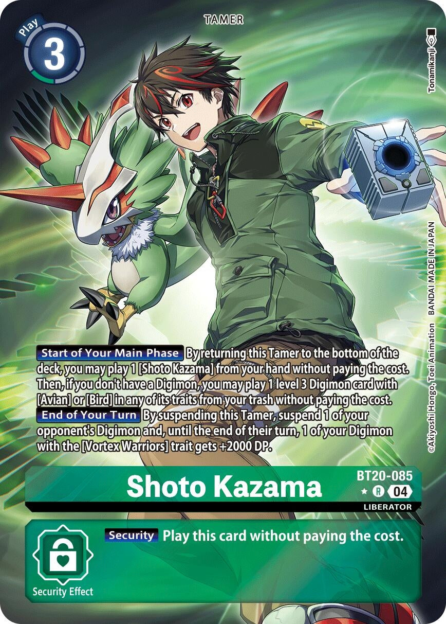 Shoto Kazama (Alternate Art) (BT20-085 R) (Release Special Booster 2.5)