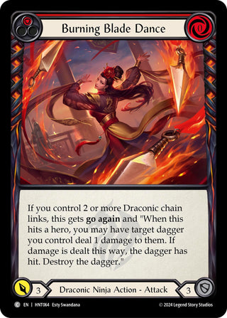 Burning Blade Dance (Red) (HNT064)
