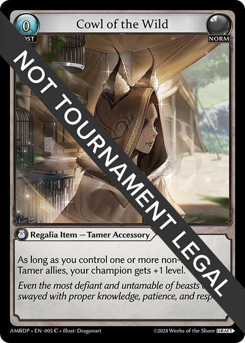 Image for Cowl of the Wild (005) (Mortal Ambition Draft Pack) - Grand Archive TCG