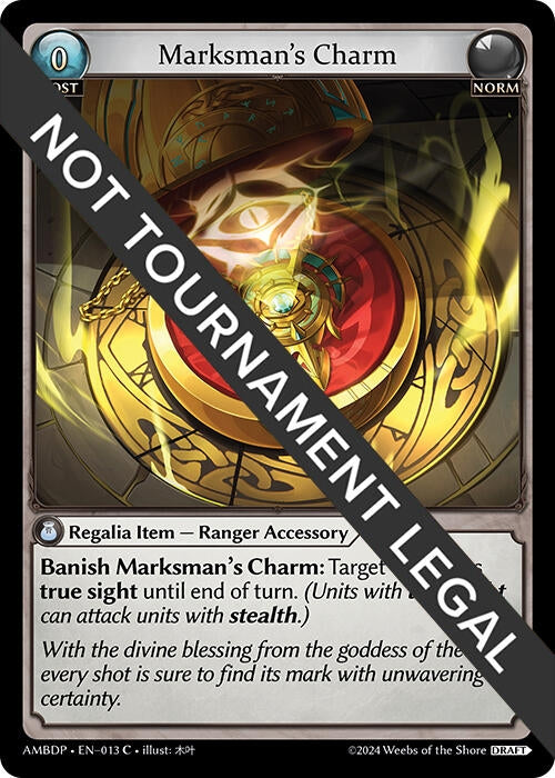 Image for Marksman's Charm (013) (Mortal Ambition Draft Pack) - Grand Archive TCG
