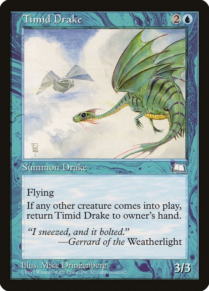 Timid Drake [WTH] - MTG Single