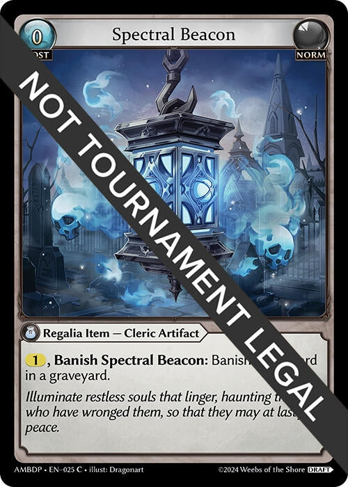 Image for Spectral Beacon (025) (Mortal Ambition Draft Pack) - Grand Archive TCG