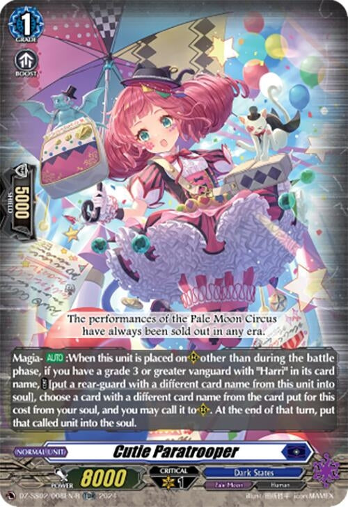 Image for Cutie Paratrooper (TDR) (DZ-SS02/008EN-R) [DZ-SS02: Stride Deckset -Harri-] - Cardfight Vanguard