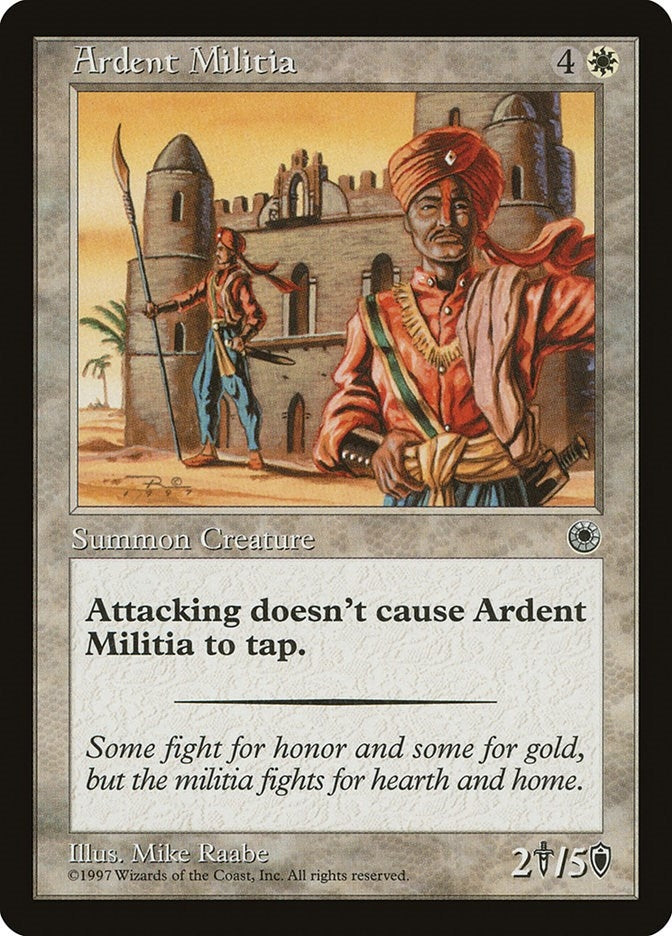 Ardent Militia [POR] - MTG Single