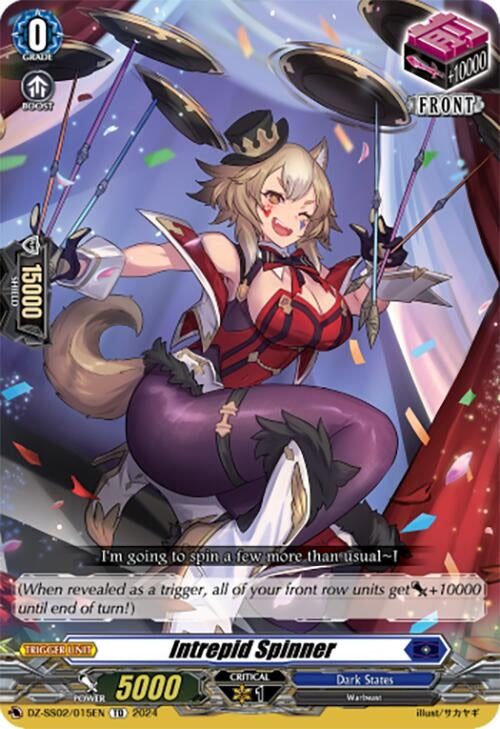 Image for Intrepid Spinner (DZ-SS02/015EN) [DZ-SS02: Stride Deckset -Harri-] - Cardfight Vanguard