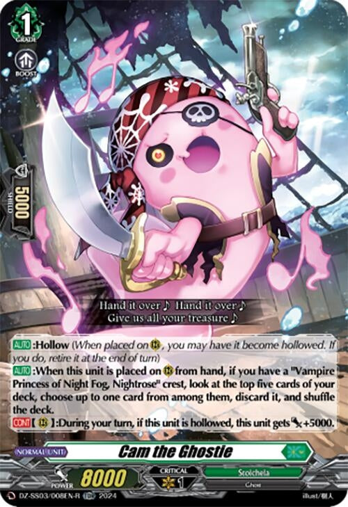 Image for Cam the Ghostie (TDR) (DZ-SS03/008EN-R) [DZ-SS03: Stride Deckset -Nightrose-] - Cardfight Vanguard