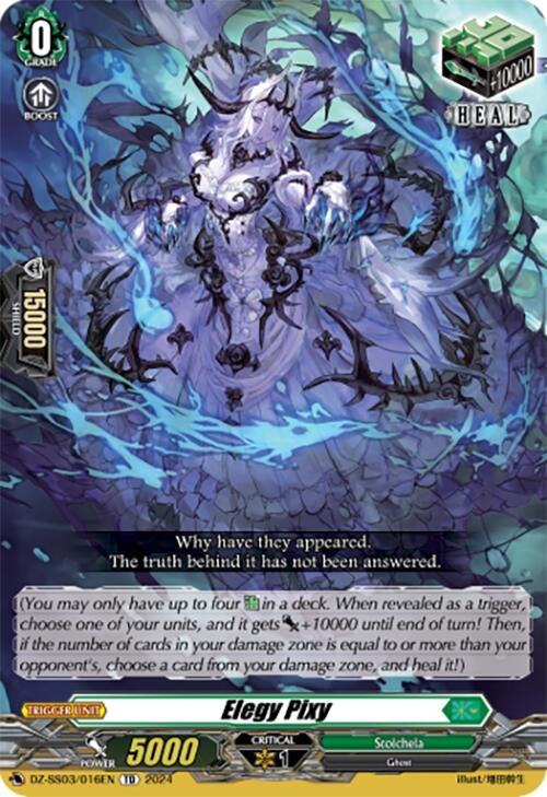 Image for Elegy Pixy (DZ-SS03/016EN) [DZ-SS03: Stride Deckset -Nightrose-] - Cardfight Vanguard