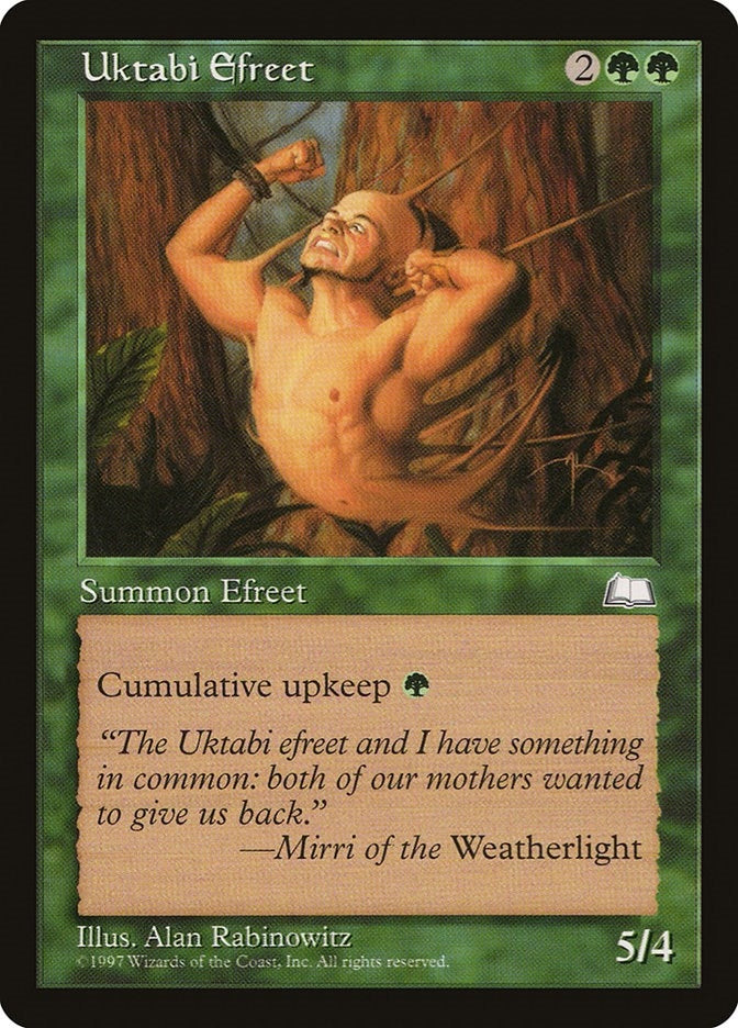 Uktabi Efreet [WTH] - MTG Single