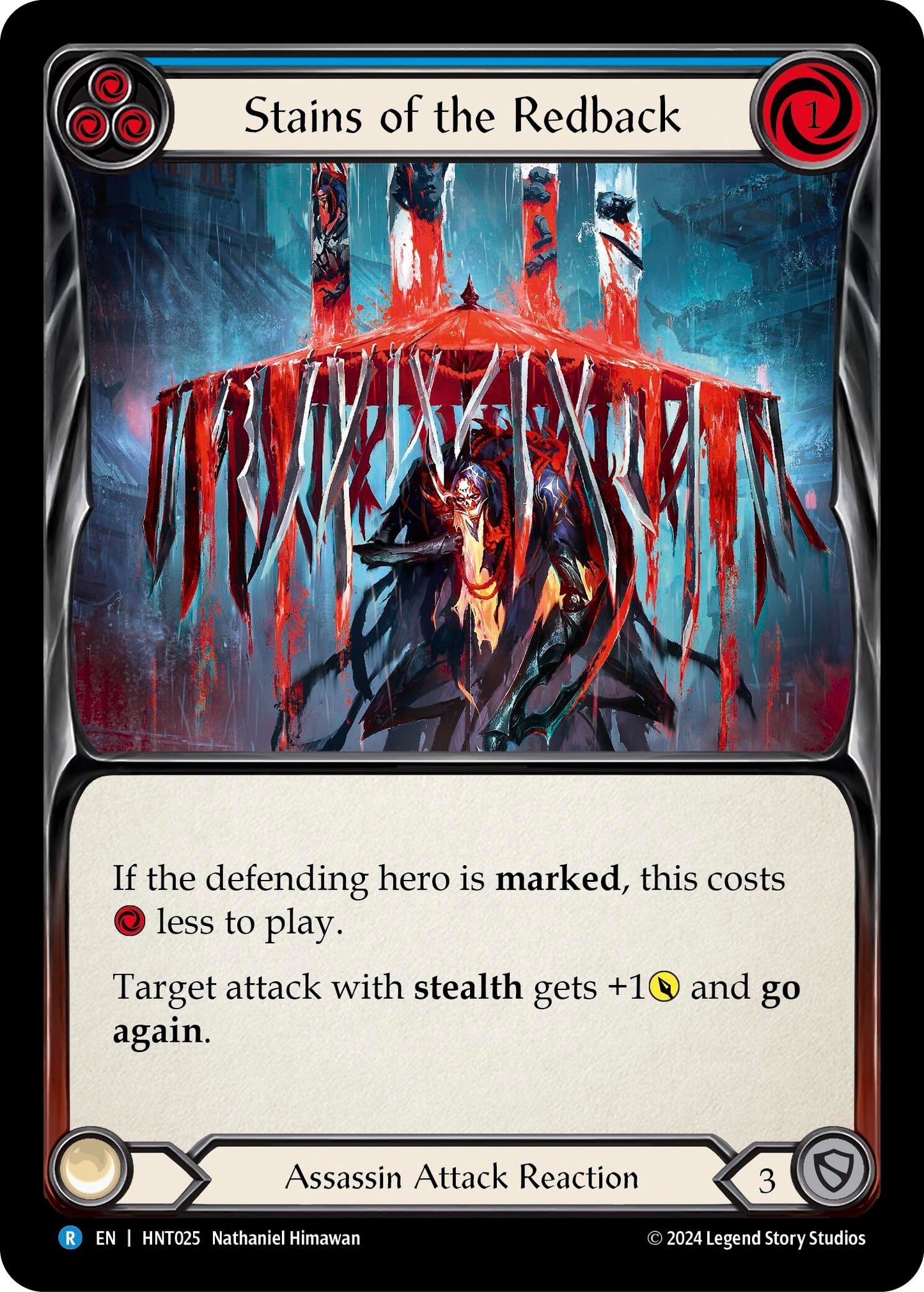 Stains of the Redback (Blue) (HNT025)