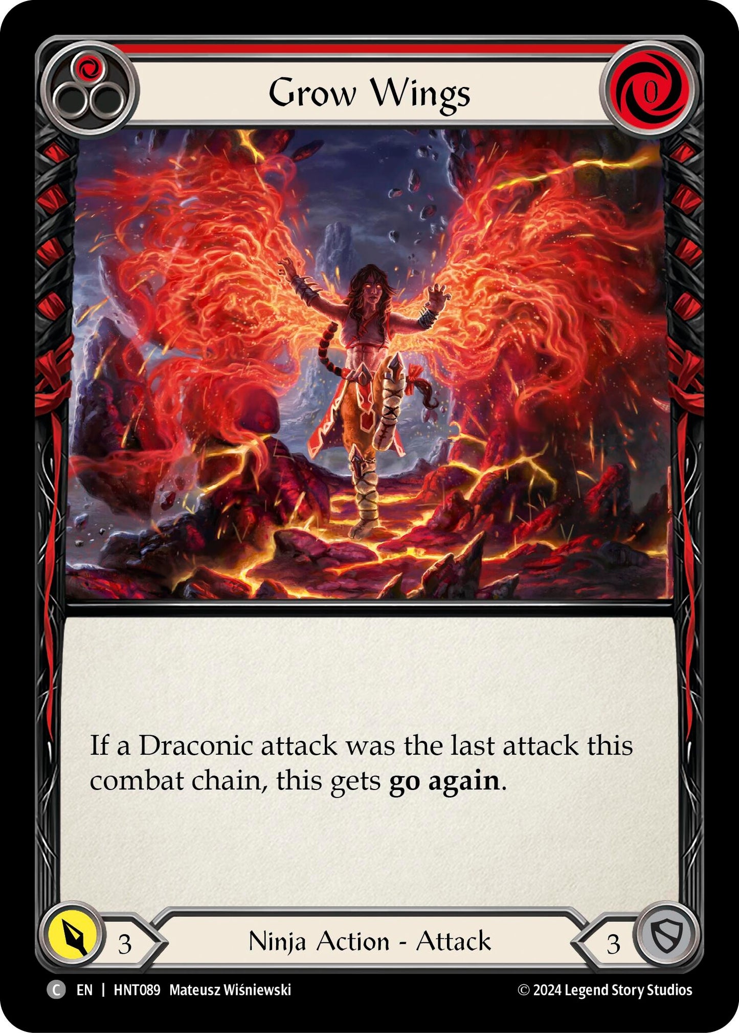 Grow Wings (Red) (HNT089)