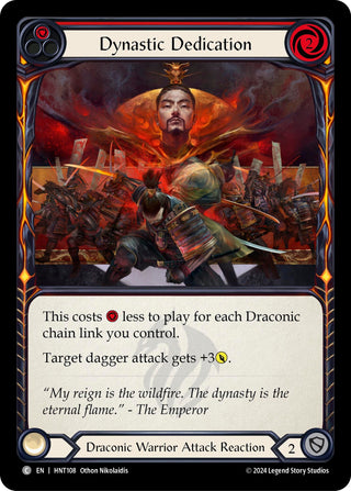 Dynastic Dedication (Red) (HNT108)