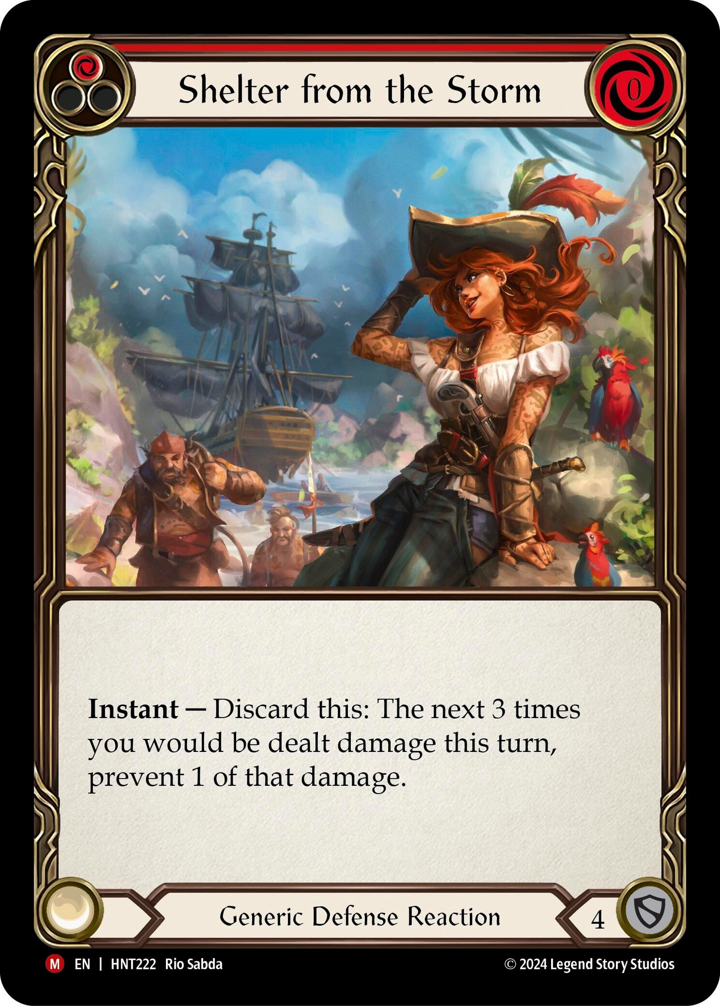 Image for Shelter from the Storm (HNT222) (The Hunted) - Flesh and Blood TCG