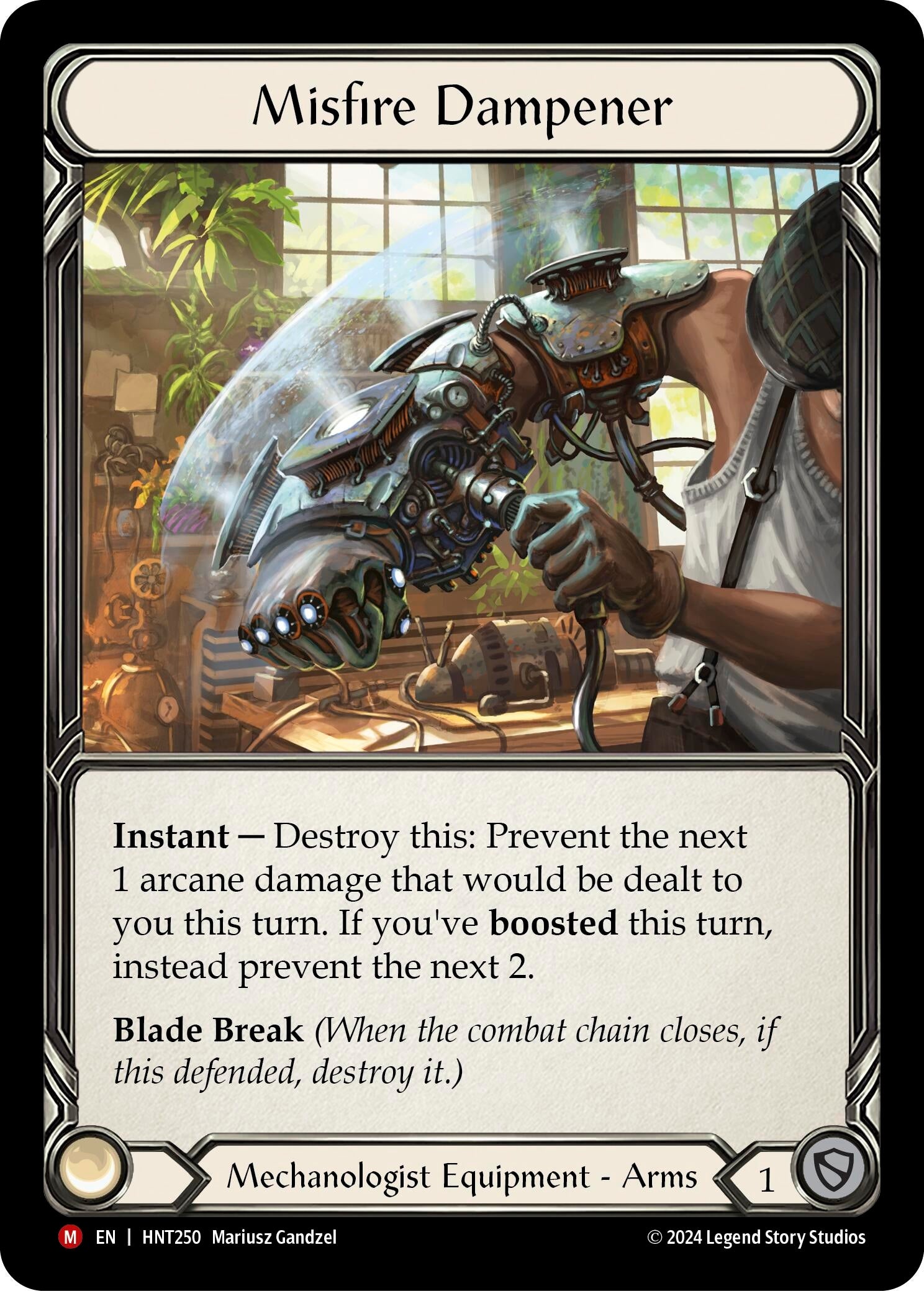 Image for Misfire Dampener (HNT250) (The Hunted) - Flesh and Blood TCG