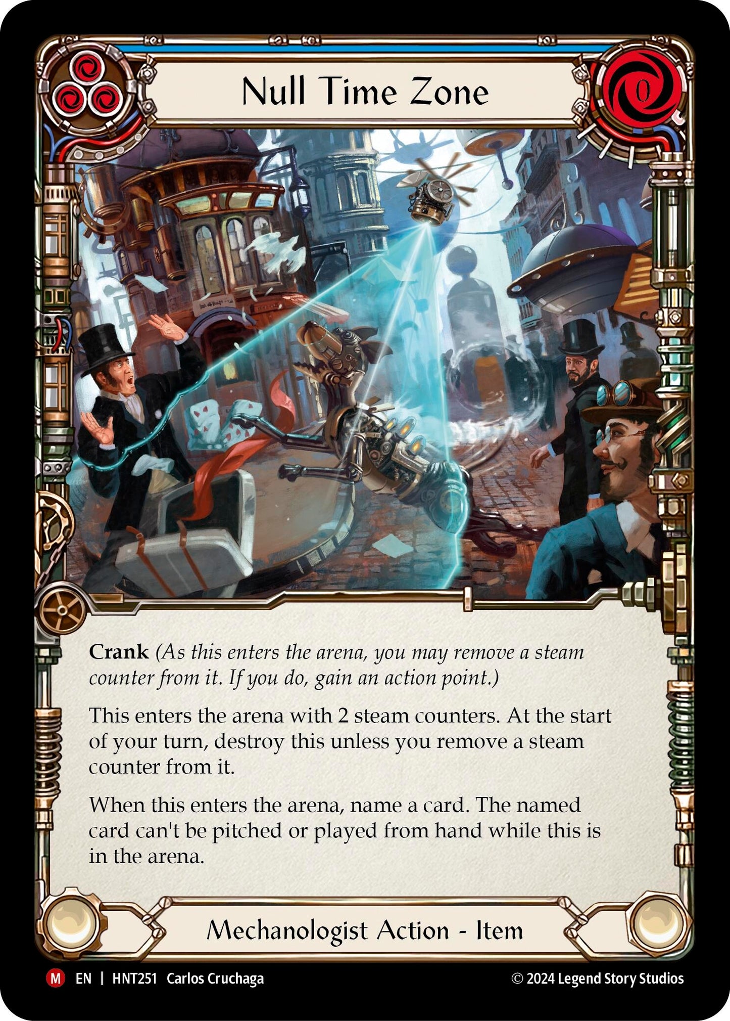Image for Null Time Zone (HNT251) (The Hunted) - Flesh and Blood TCG