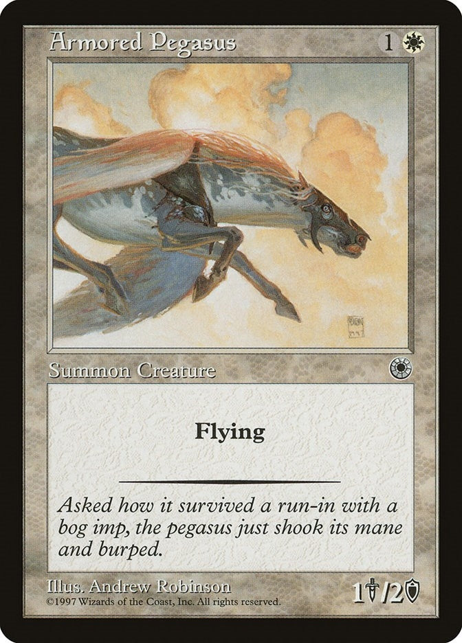 Armored Pegasus [POR] - MTG Single