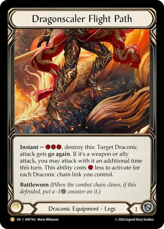 Image for Dragonscaler Flight Path (HNT143) (The Hunted) - Flesh and Blood TCG