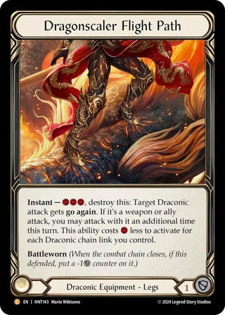 Image for Dragonscaler Flight Path (HNT143) (The Hunted) - Flesh and Blood TCG