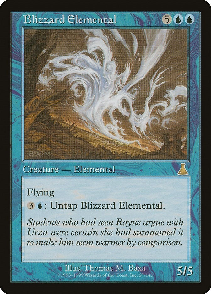 Blizzard Elemental (27) [UDS] - MTG Single