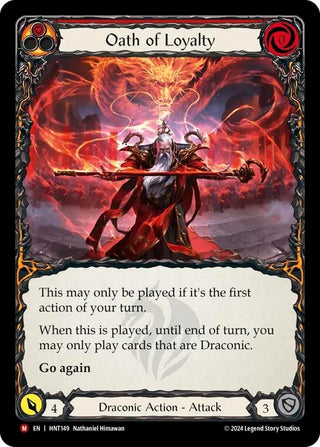 Image for Oath of Loyalty (HNT149) (The Hunted) - Flesh and Blood TCG