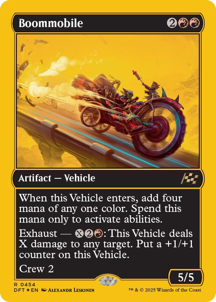 Boommobile (First-Place Foil) (454) (DFT) - MTG Single