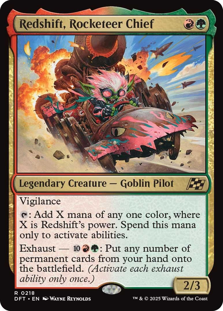 Redshift Rocketeer Chief (218) (DFT) - MTG Single